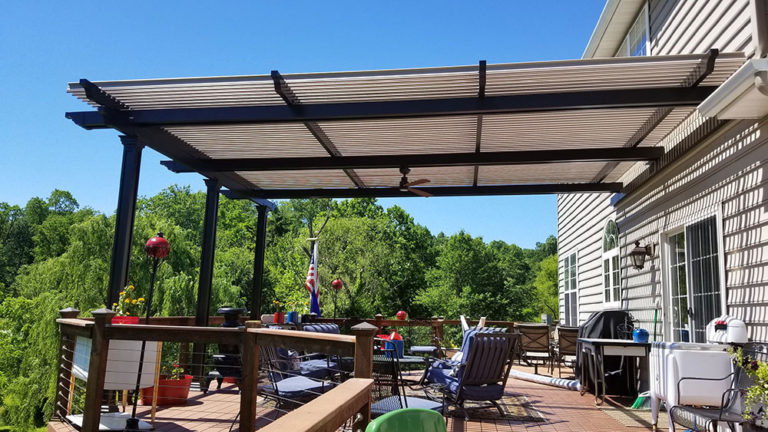 Pergola Awning Is Best For Sun, Wind & Rain - Milanese Remodeling