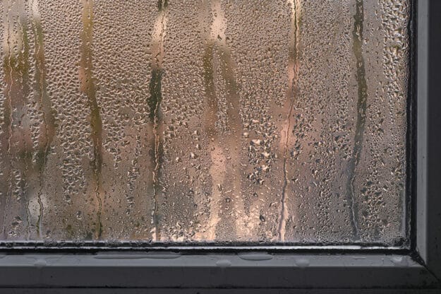 window with condensation